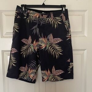 Tropical Print Men's Swim Shorts